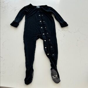 Kickee Pants Black Kids Footie Pajama